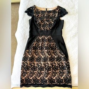 NWOT Jessica Simpson black cocktail dress. Size 4.